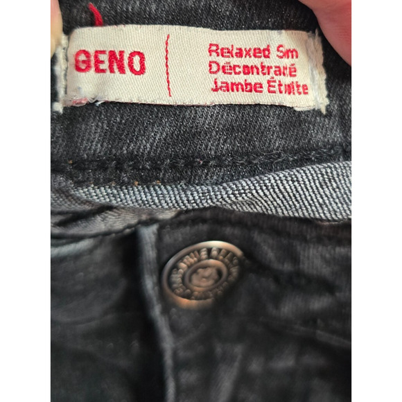 True Religion Gino Jeans Women's 10 Black Distressed Relaxed Slim - Picture 7 of 16